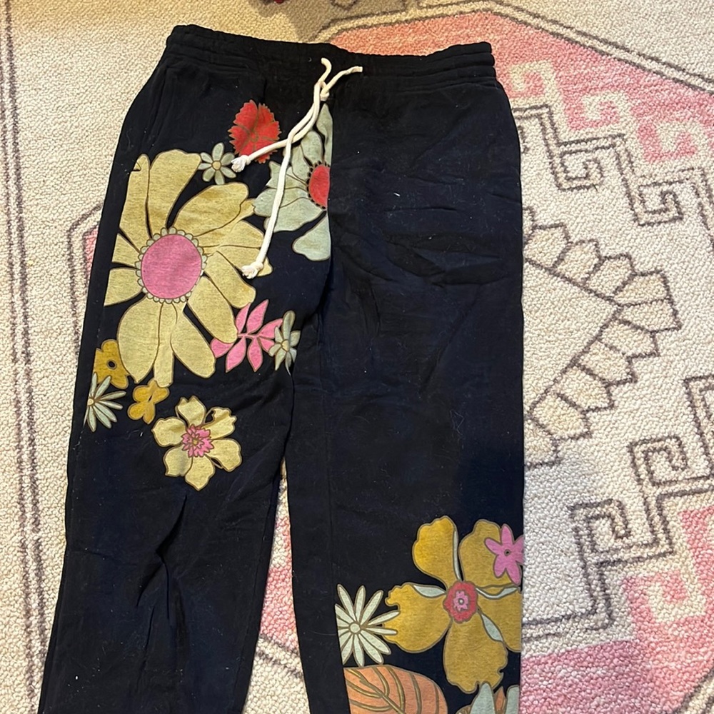 Urban outfitters floral sweatpants